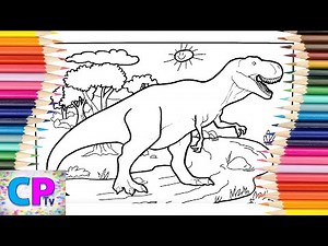 Tyrannosaurus Rex Coloring Pages,Picture of Angry Dinosaur Tyrannosaurus Rex,Coloring Pages Tv