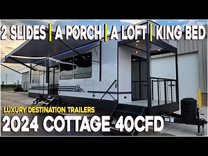 RV Living! 2024 Cottage 40CFD Destination Trailer by Forestriver at Couchs RV Nation a RV Review