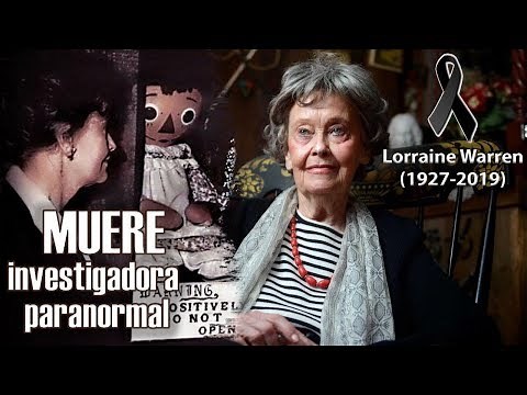 The paranormal world is in mourning! · Lorraine Warren 1927-2019
