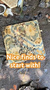 An army water bottle 1941 from the mud, a mudlarking adventure. #mudlarking #shorts