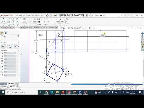 Development of Lateral surfaces-Problem on Prism