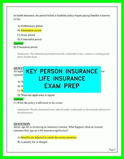 Key Person Insurance: 2026 Life Insurance Exam Prep Guide & Practice Questions