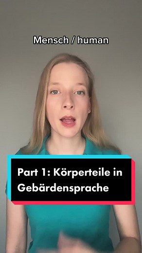 Learn German Sign Language: Body Parts | Part 1