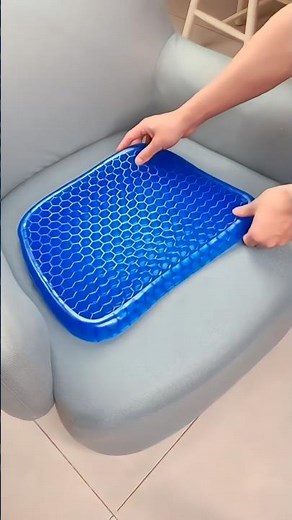 Gel Seat Cushion #gelcushion #seatsupport #coolingcushion #orthopediccushion #backpainrelief