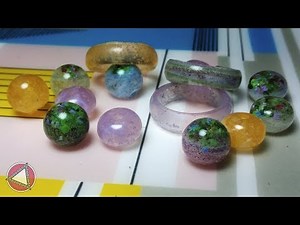 Cómo hacer y colorear abalorios y anillos de resina - DIY Tutorial