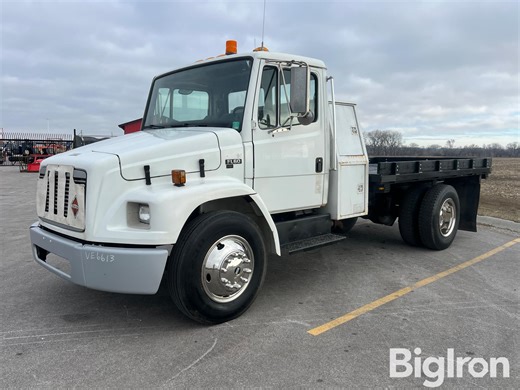 2002 Freightliner FL60 S/A Flatbed Truck W/Air Compressor | Transportation