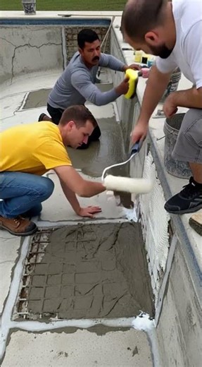 This Cracked Pool Was Ruined… Then It Became Luxury 😳