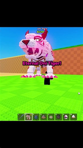 Sneaking The Rare Eternal Oni Tiger Egg in Steal An Egg! 🤫 #stealanegg #roblox
