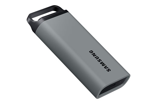 Open Box SAMSUNG MU-PM2T0G/WW T5 EVO Portable External SSD Hard Drive 2TB, 460MB/s, USB 3.2 Gen 1, Gray