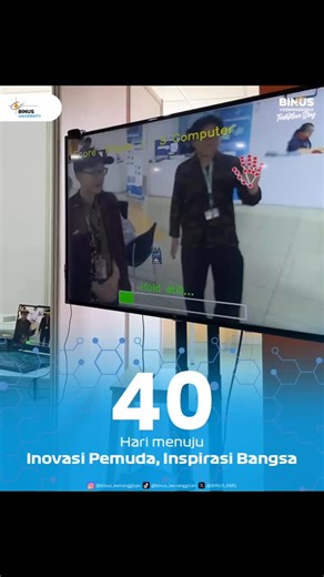 BINUS @Kemanggisan on Instagram: "40 hari menuju TechMan Day x MURI 2025 Kali ini kita kenalan dulu sama salah satu showcase seru dari School of Computer Science BINUS: AI Rock Paper Scissors ✊🖐✌ Di sini, Binusian bisa langsung ngerasain gimana teknologi AI membaca gerakan tanganmu dan menentukan hasilnya secara real-time! 🔥 Stay tuned, karena masih banyak inovasi keren lain yang bakal hadir di TechMan Day 2025 🚀 #TechManDay2025 #BINUS #socsbinus #binuskemanggisan #TechManDay"