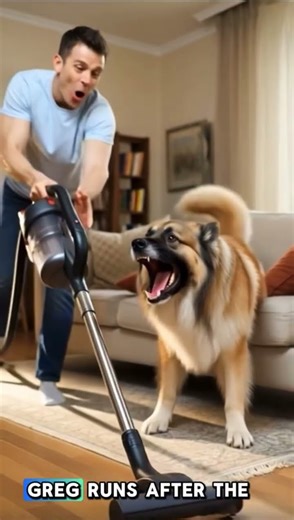 My Dog Thinks the Vacuum Is a Monster!
