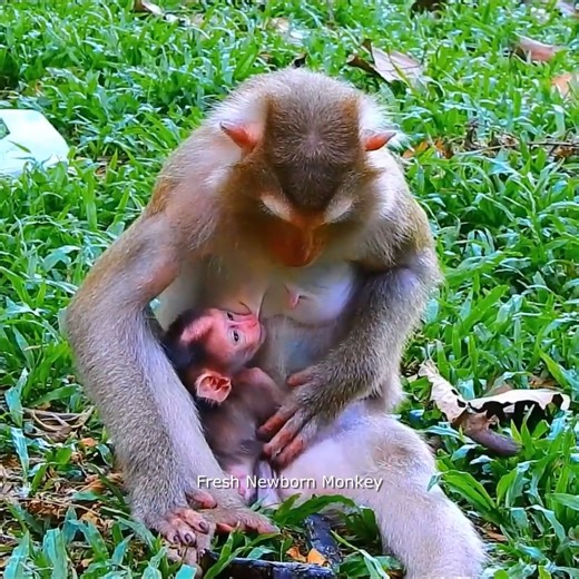 3 comments | Very best action of mom taking care little baby monkey, Best mom ever, FNM51020 | Fresh Newborn Monkey | Facebook