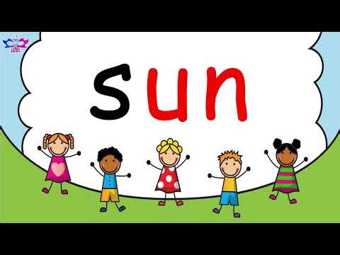 CVC un blending | Word family -un | Letter 'u' blending (un) | CVC words | The Infinite Academy