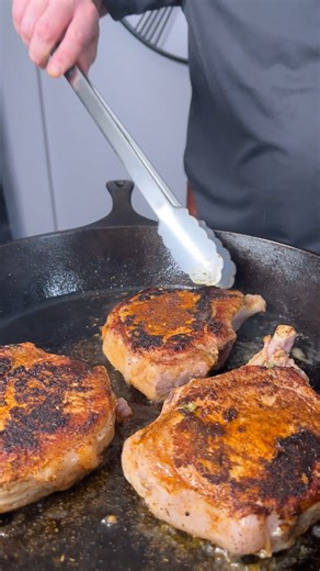 160K views · 5K reactions | Simple ‘n’ Delicious. That’s how I’d describe these Pork Chops, check it out!  #DanOsSeasoning #YumYumGetYaSum #FoodsFavoriteFlavor | Dan-O's Seasoning | Facebook