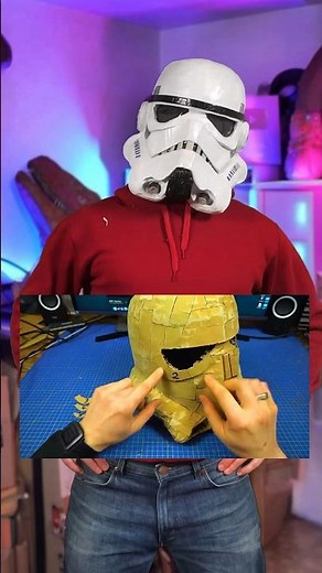 Stormtrooper Helmet Out Of CARDBOARD! #stormtrooper #diy #epiccardboardprops