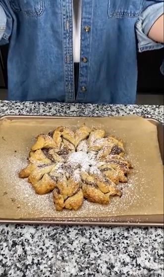 Easy Hazelnut Chocolate Funnel Cake | Quick Sweet Treat