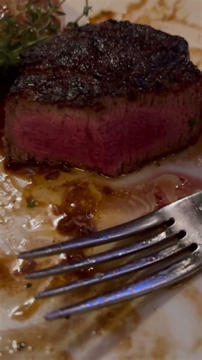 Filet mignon at the Gregory steakhouse