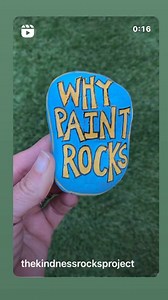 Why do you paint rocks? 🪨 #thekindnessrocksproject | The Kindness Rocks Project