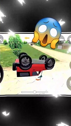 😱 Modified Mahindra Thar Extreme Stunts 🔥 | Indian Car Simulator 3D | #Shorts