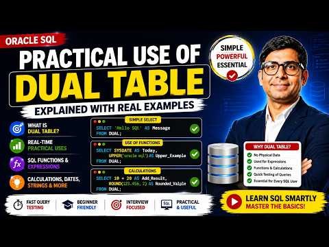 Master the DUAL Table in Oracle SQL 🚀