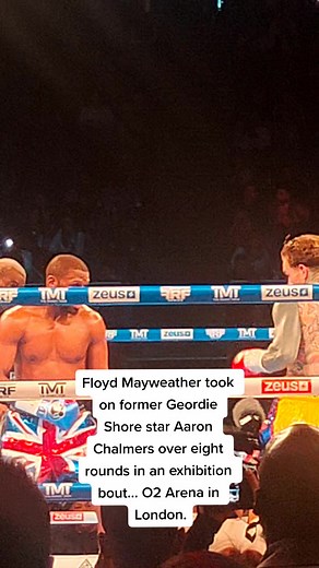 Floyd Mayweather vs Aaron Chalmers Exhibition Fight