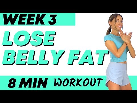 Lose Belly Fat Workout - 8 Minute Workout | 8 Exercises to Lose Belly Fat | Do this for 7 Days