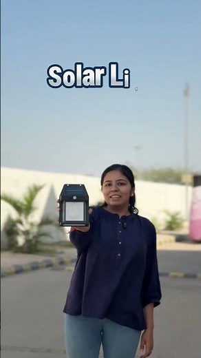 🌞 Solar Wall Lamp – Motion sensor light powered by sunlight! 💡✨ #DeoDap