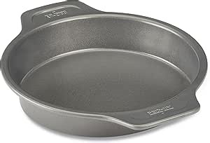 All-Clad Pro-Release Nonstick Round Baking Pan, Cake Pan 9 Inch Oven Safe 450F Half Sheet, Cookie Sheet, Muffin Pan, Cooling & Baking Rack, Round Cake Pan, Loaf Pan, Baking Pan Grey