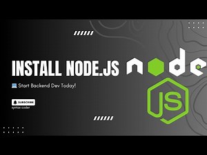 Install Node.js on Windows (2025 Edition) | Step-by-Step Setup for Beginners #NodeJSInstallation