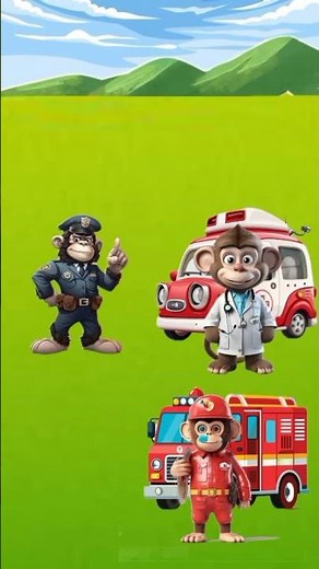 police car stolen by thief #cartoon #animation #cuteanimation