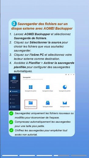 Comment sauvegarder des fichiers sur un disque dur externe