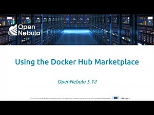 OpenNebula - Using the Docker Hub Marketplace