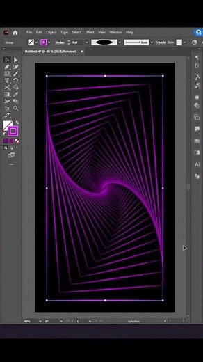 How to Create Swirl Lines Background in Illustrator - Adobe Illustrator Tutorials