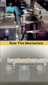 Walking Beam Mechanism Explained: Industrial Automation & Engineering #engineering #viral #shorts