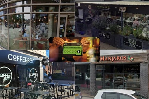 All 54 food hygiene ratings handed out to Leeds restaurants and cafes in recent weeks