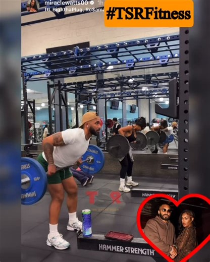 The Shade Room on Instagram: "#TSRFitness: Whew! A fine couple that stays in the gym! Go head #MiracleWatts & Tyler Lepley 🔥❤️ 📷: @josh_createwhatstrue ✍🏾#TSRStaffAS"