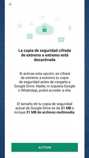 Activate Backups with Encryption 🔥 WhatsApp Tips - 7 of 100