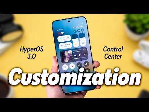 Fully Customizable HyperOS 3 Control Center - That Beats iPhone
