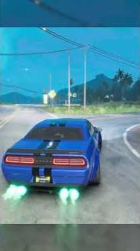Dodge Challenger Hellcat Night Drive & Drifting