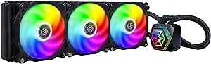 SilverStone Technology PF360-ARGB Permafrost 360mm All in One Multi-Chamber Addressable RGB CPU Liquid Cooler Supports Intel/AMD, SST-PF360-ARGB