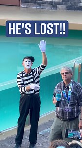 2.9M views · 15K reactions | #lostandfound #lost #mimemonday #mimes #funnymime #seaworldmime #seaworld #seaworldorlando #seaworldparksandentertainment #seaworldparks #visitorlando #visitflorida #orlandoflorida #orlando #florida #amusementpark #themepark #adventuresthatrock #adventure #madeyoulaugh #silly #makingfunof #noidea #clueless | Adventures That ROCK | Facebook