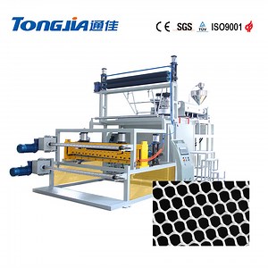 [Hot Item] PE Plastic Rigid Flat Net Geonet Mesh Making Machine