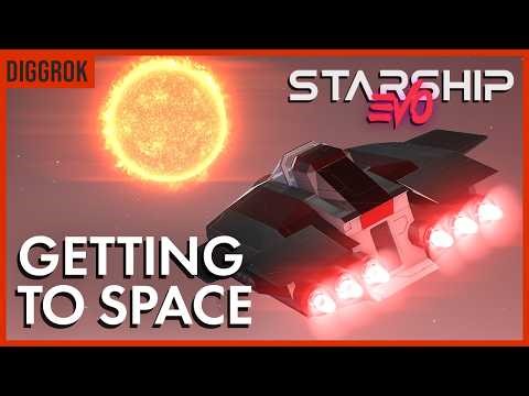 Getting to space in Starship Evo's NEW survival mode 🚀