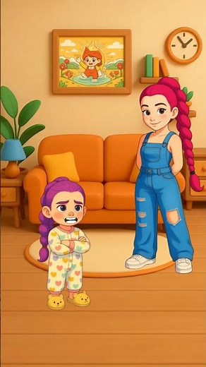 Mom, give me a piggyback ride 😇