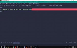 Speech recognition with Python