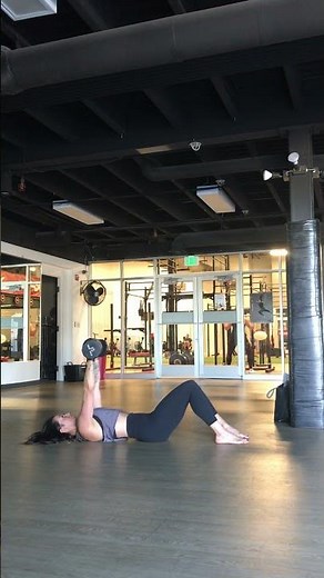 One-arm Dumbbell Floor Press with Isometric Hold