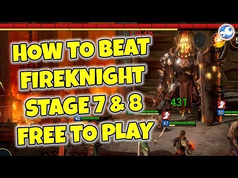 [F2P] How to beat Fire Knight Castle Dungeon Stage 7 & 8 (Raid Shadow Legends New Player Guide)