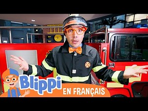 Blippi, pompier héroïque ! Nouveau | Blippi en français | Vidéos éducatives pour enfants