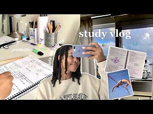 STUDY VLOG | exam season, note taking (lots of work & prep) 🌧📚