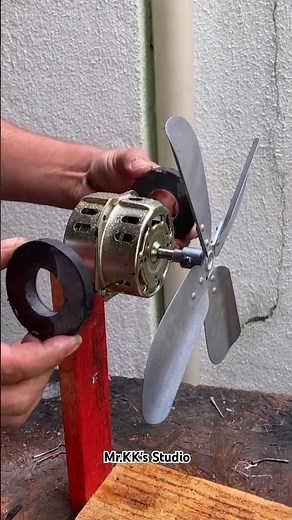how to make a magnetic fan 💁 #technique #tricks #ideas #solutions #solution #shorts #shortsfeed #fan